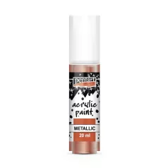   Pentart Metál bronz színű akrilfesték - hobbi festék 20 ml 98