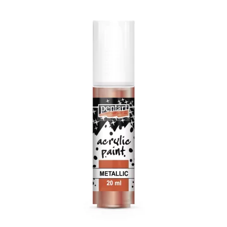Pentart Metál bronz színű akrilfesték - hobbi festék 20 ml 98