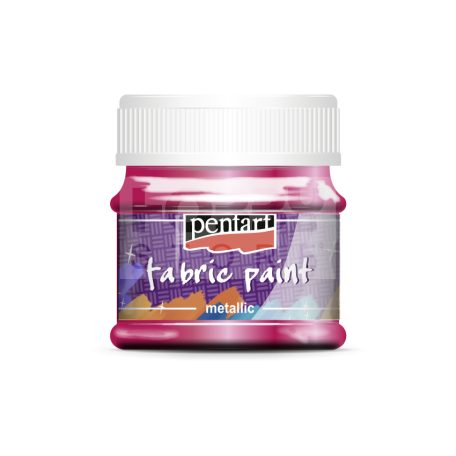 Pentart Textilfesték metál pink 50 ml 9810