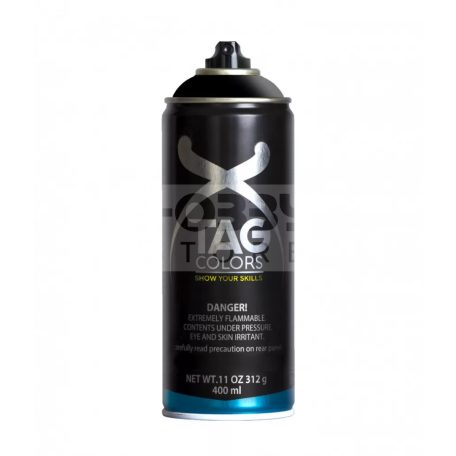 TAG COLORS matt akril spray - BLACK HOLE 400ml (RAL 9005) - A001