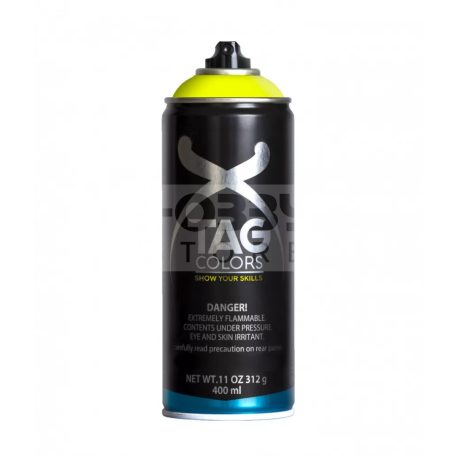 TAG COLORS matt akril spray - COMET YELLOW 400ml (RAL 1016) - A006