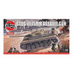 Airfix Stug III 75mm Assault Gun, Vintage Classics 1:76 makett – Airfix A01306V