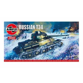 Airfix Russian T-34 Medium Tank, Vintage Classics 1:76 makett – Airfix A01316V
