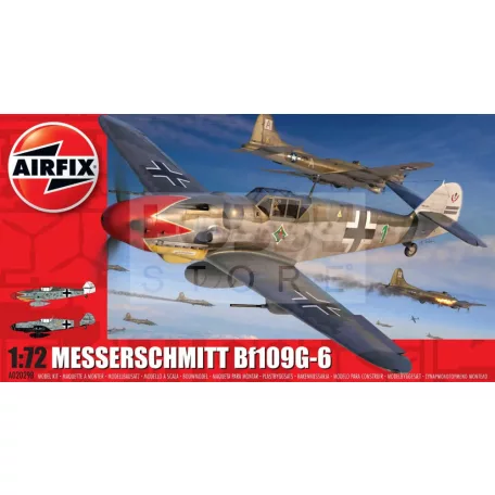 Airfix Messerschmitt Bf109G-6 repülőgép makett 1:72 (A02029B)