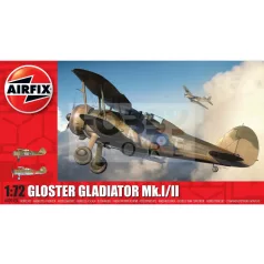  Airfix Gloster Gladiator Mk.I/Mk.II repülőgép makett 1:72 (A02052A)