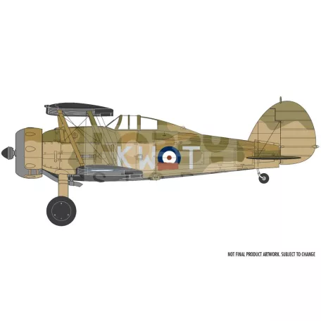 Airfix Gloster Gladiator Mk.I/Mk.II repülőgép makett 1:72 (A02052A)