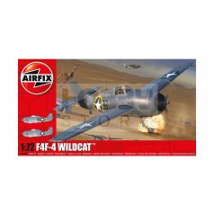   Airfix Grumman F4F-4 Wildcat repülőgép makett 1:72 (A02070A)