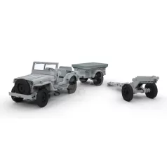 Airfix Willys MB Jeep harcjármű makett 1:72 (A02339)