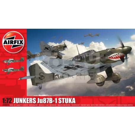 Airfix Junkers Ju87 B-1 Stuka repülőgép makett 1:72 (A03087A)