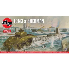 Airfix LCM3 & Sherman Tank 1:76 makett – Airfix A03301V
