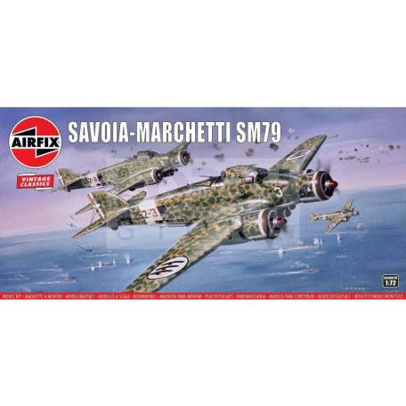 Airfix Savoia-Marchetti SM79 repülőgép makett 1:72 (A04007V)