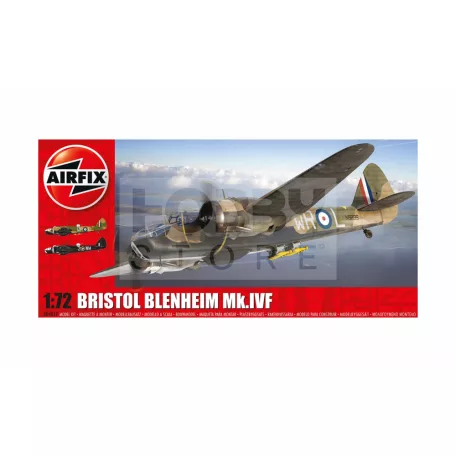 Airfix Bristol Blenheim Mk.IVF repülőgép makett 1:72 (A04017)