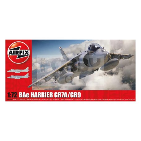 Airfix BAE Harrier GR9 repülőgép makett 1:72 (A04050A)