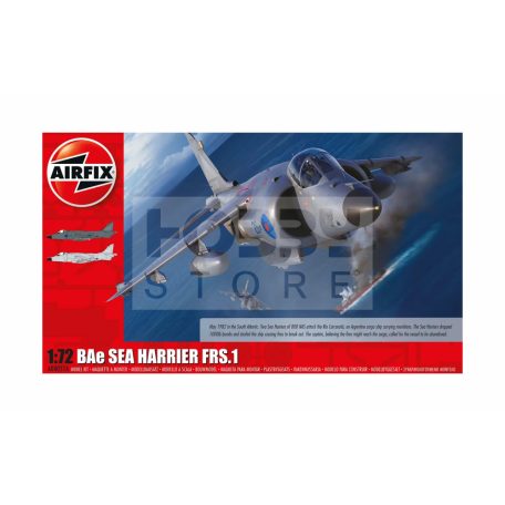 Airfix Bae Sea Harrier FRS1 repülőgép makett 1:72 (A04051A)