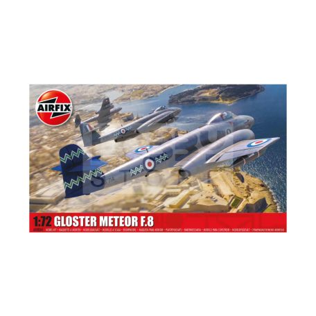 Airfix Gloster Meteor F.8 repülőgép makett 1:72 (A04064)