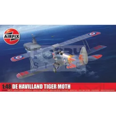  Airfix de Havilland D.H.82a Tiger Moth repülőgép makett 1:48 (A04104)