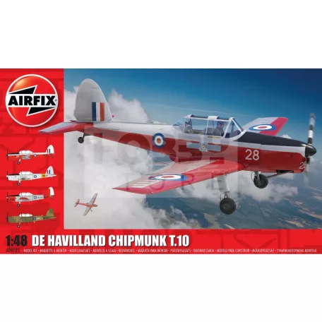 Airfix de Havilland Chipmunk T.10 repülőgép makett 1:48 (A04105)