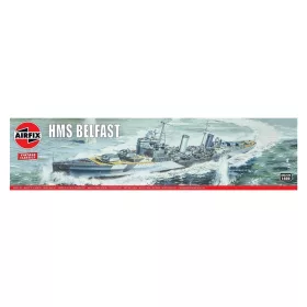 Airfix HMS Belfast, Vintage Classics 1:600 makett – Airfix A04212V