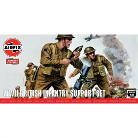 Airfix British Infantry Support Set 1:32 makett – Airfix A04710V