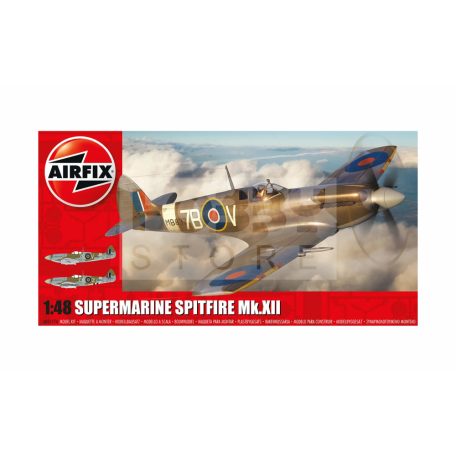 Airfix Supermarine Spitfire Mk.XII repülőgép makett 1:48 (A05117A)