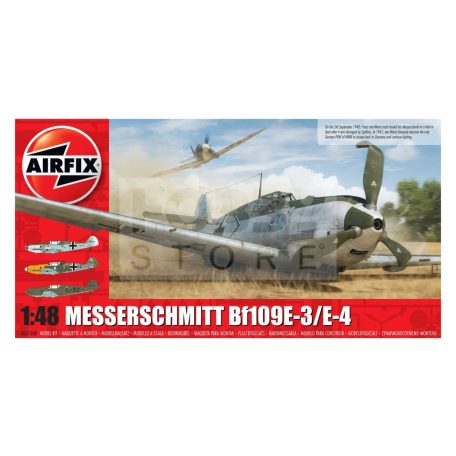 Airfix Messerschmitt Me109E-4/E-1 repülőgép makett 1:48 (A05120B)