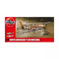   Airfix North American P-51D Mustang repülőgép makett 1:48 (A05131A)