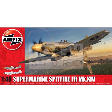 Airfix Supermarine Spitfire FR Mk.XIV repülőgép makett 1:48 (A05135)