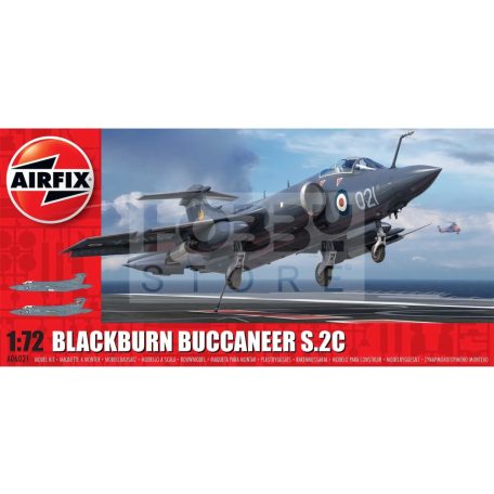 Airfix Blackburn Buccaneer S.2 RN repülőgép makett 1:72 (A06021)