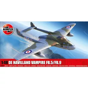Airfix De Havilland Vampire FB.5/FB.9 1:48 makett – Airfix A06108