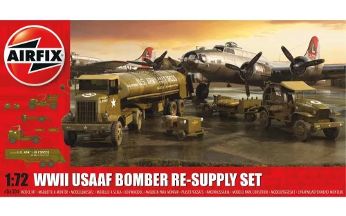 Airfix USAAF 8TH Airforce Bomber Resupply Set 1:72 makett – Airfix A06304