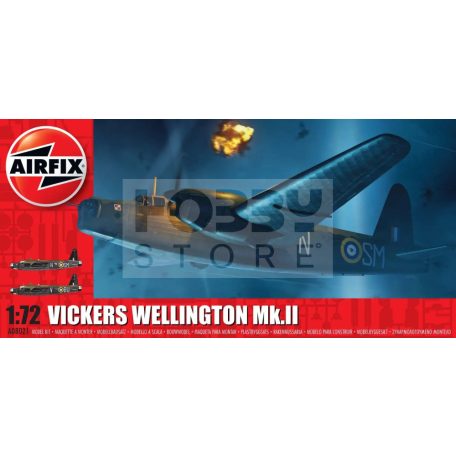 Airfix Vickers Wellington Mk.II repülőgép makett 1:72 (A08021)