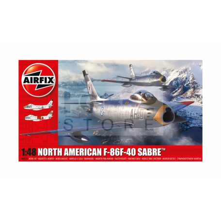 Airfix North American F-86F-40 Sabre repülőgép makett 1:48 (A08110)
