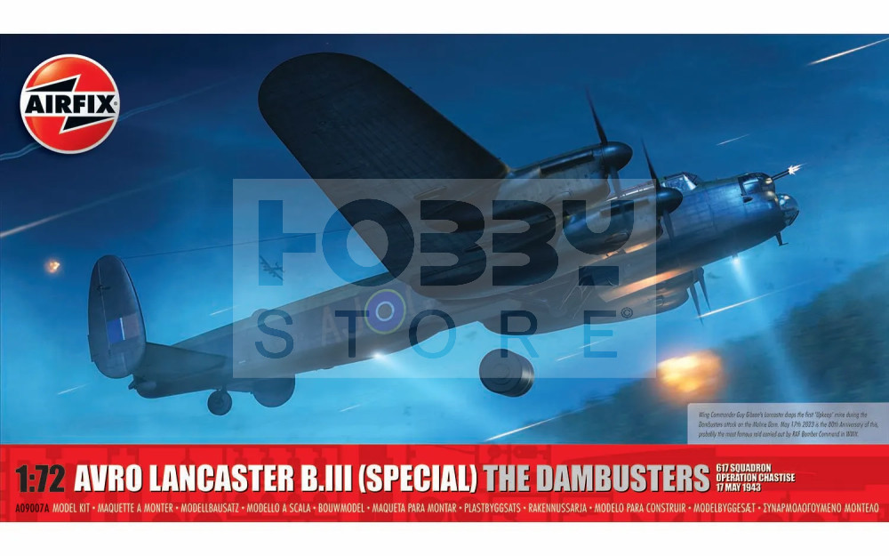 Airfix - Avro Lancaster B.III (SPECIAL) THE DAMBUSTERS Repül