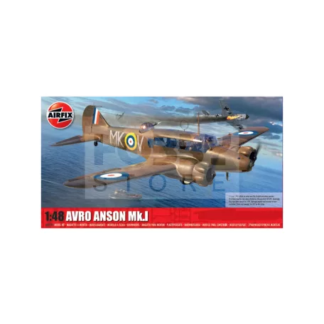 Airfix Avro Anson Mk.I repülőgép makett 1:48 (A09191)