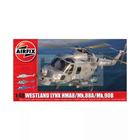 Airfix Westland Navy Lynx Mk.88A/HMA.8/Mk.90B helikopter makett 1:48 (A10107A)
