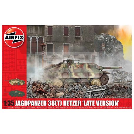 Airfix JagdPanzer 38 tonne Hetzer, Late Version harcjármű makett 1:35 (A1353)