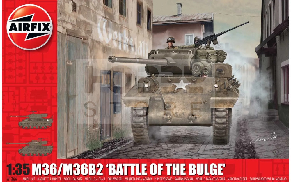 Airfix M36/M36B2 Battle Of The Bulge Harcjármű Makett 1:35