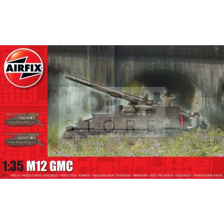 Airfix M12 GMC harcjármű makett 1:35 (A1372)