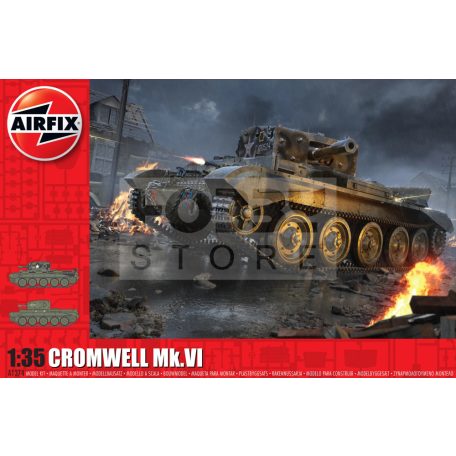 Airfix Cruiser Mk.VIII A27M Cromwell Mk.IV harcjármű makett 1:35 (A1374)