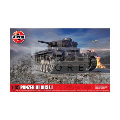 Airfix Panzer III AUSF J harcjármű makett 1:35 (A1378)