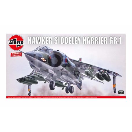 Airfix Hawker Siddeley Harrier GR.1 repülőgép makett 1:24 (A18001V)