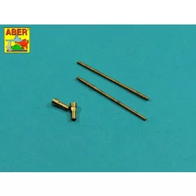   Aber Models Set of 2 barrels for German aircraft 20mm machine guns MG 151/20 - német 20 mm-es MG 151/20 repülőgép-gépágyúcsövek – 2 db