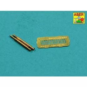   Aber Models Set of 2 barrels for German Oerlikon 20mm aircraft machine guns MG FF with sights - német 20 mm-es MG FF repülőgép-gépágyúcsövek irányzékokkal – 2 db