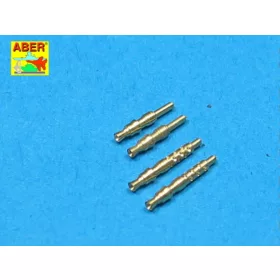   Aber Models 4 barrels tips for MG 17 - MG 17 géppuskacsővégek – 4 db