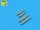Aber Models 4 barrels tips for MG 17 - MG 17 géppuskacsővégek – 4 db
