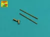 Aber Models 4 barrels tips for MG 17 - MG 17 géppuskacsővégek – 4 db