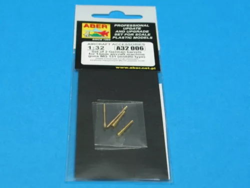 Aber Models 2 barrels for MG 131 -middle - MG 131 géppuskacsövek – 2 db, középső változat