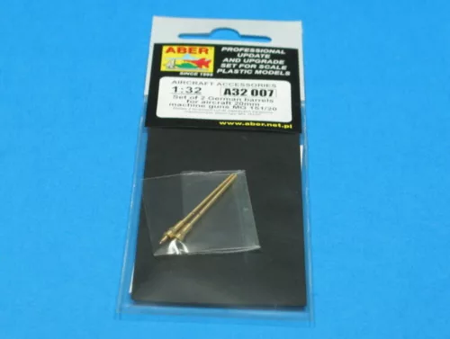 Aber Models 2 barrels for MG 151/20 - MG 151/20 gépágyúcsövek – 2 db