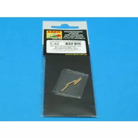   Aber Models 4 barrel tips for MG 131 - MG 131 géppuskacsővégek – 4 db