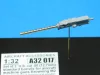 Aber Models 2 standard barrels for aircraft Browning M2 - Browning M2 repülőgép-géppuskacsövek – 2 db, normál változat